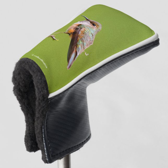 Rufous Hummingbird in Kalifornien Lilac Golf Headcover (3/4 Vorderseite)