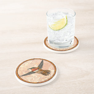Rufous Hummingbird Sandstein Untersetzer