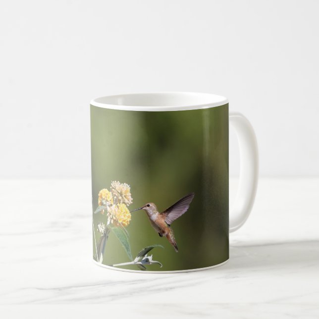 Rufous Kolibri-Tasse Kaffeetasse (VorderseiteRechts)