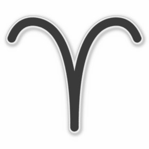 Ruft das schwarze Sternzeichen-Feuerzeichen auf. Aufkleber