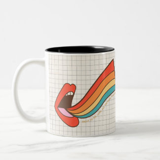 Ruft den Christlichen Glauben des Herrn Retro an Zweifarbige Tasse