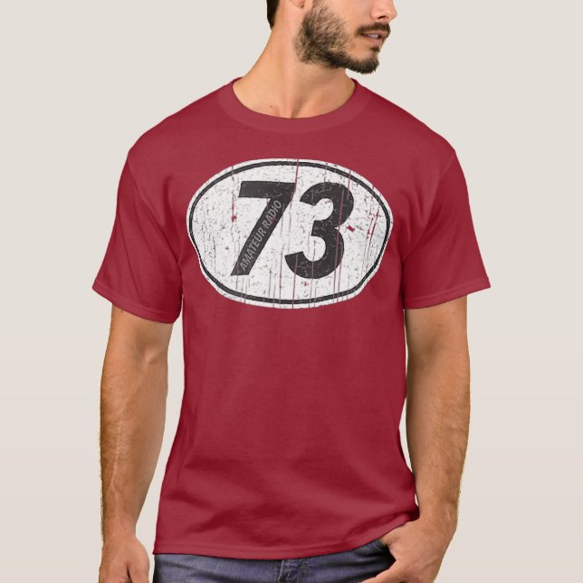 Rufzeichen des Amateurfunks T-Shirt (Vorderseite)