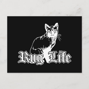 Rug Life - Gangsta Cat Postkarte