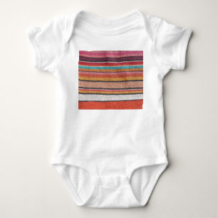 Rug Richness: Mexican Peruvian Textures Baby Strampler