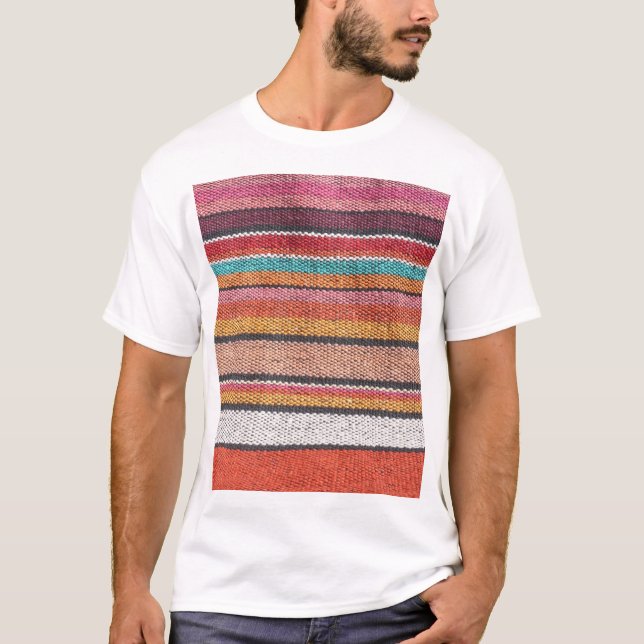 Rug Richness: Mexican Peruvian Textures T-Shirt (Vorderseite)