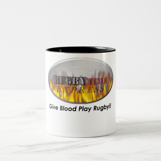 RUGBY1 ZWEIFARBIGE TASSE (Mittel)