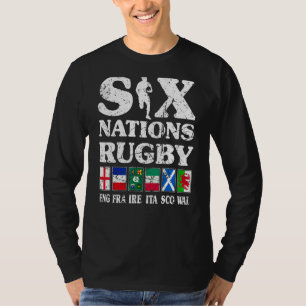 Rugby 6 Nations England Frankreich Irland Italien  T-Shirt