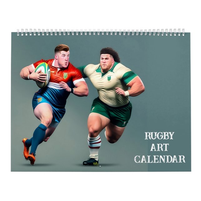 Rugby Art Calendar Kalender (Titelbild)
