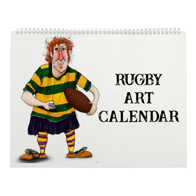 Rugby Art Calendar Kalender (Titelbild)