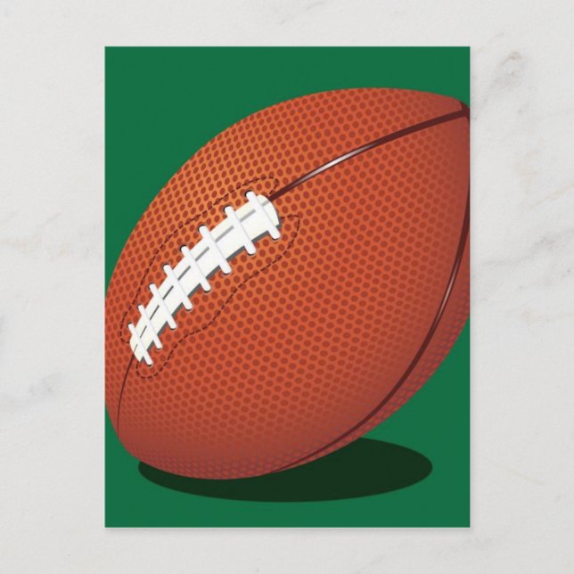 Rugby Ball Postkarte (Vorderseite)