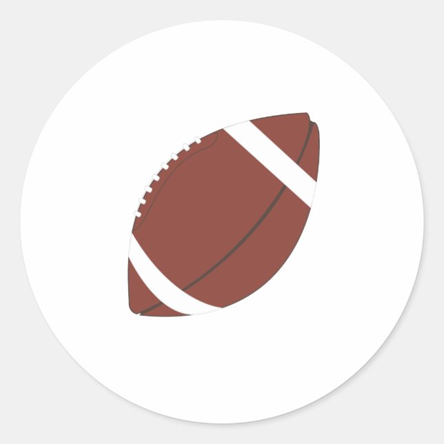 Rugby Ball Stickers (Vorderseite)