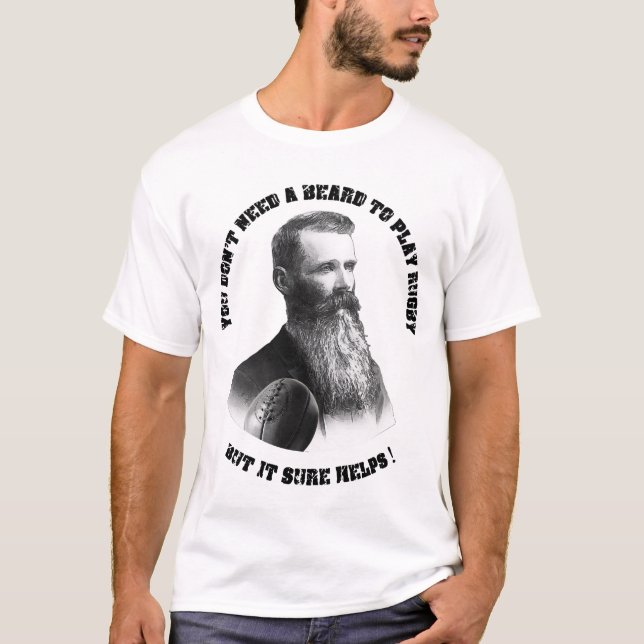 Rugby Beards T - Shirt (Vorderseite)