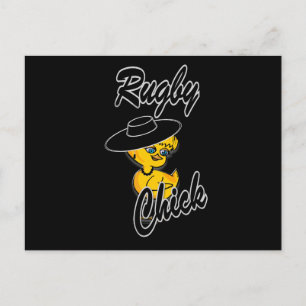 Rugby Chick #4 Postkarte