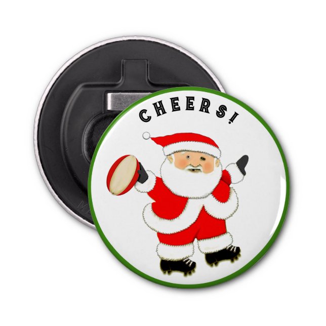 Rugby Christmas Kleinen Geschenke Flaschenöffner (Vorderseite)
