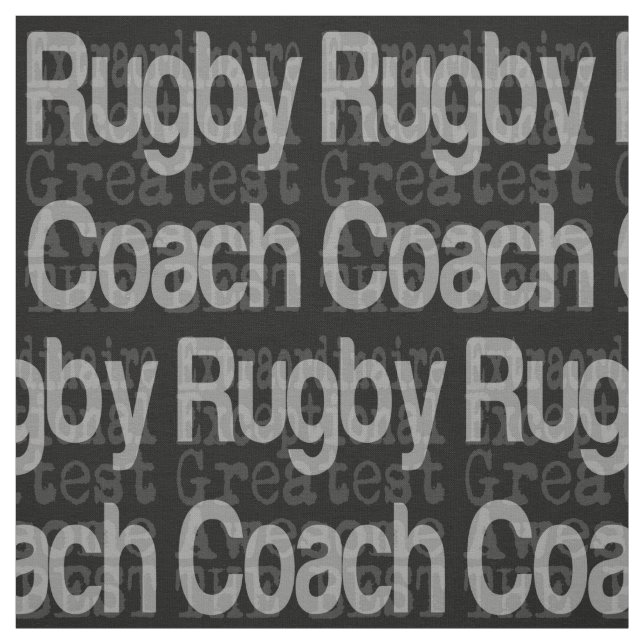 Rugby Coach Extraordinaire Stoff (Muster)