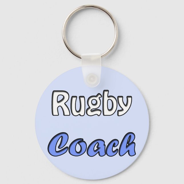 Rugby Coach Schlüsselanhänger (Vorderseite)