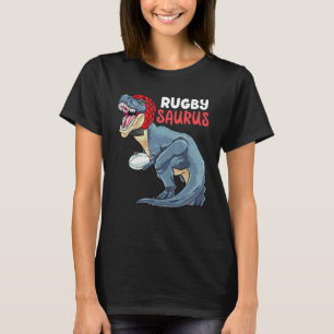Rugby Dinosaur Rex Rugby Saurus Sports Rugby Play T-Shirt