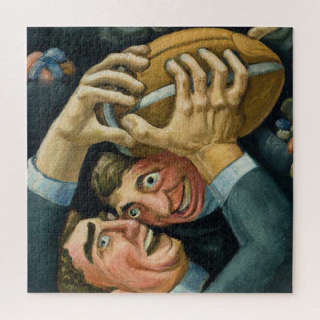 Rugby Duel 676 Piece Jigsaw Puzzle (Vertikal)