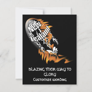 Rugby-Einladungs-Template in Neuseeland Einladung