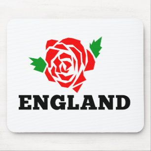 Rugby-England-Englisch-Rose Mousepad