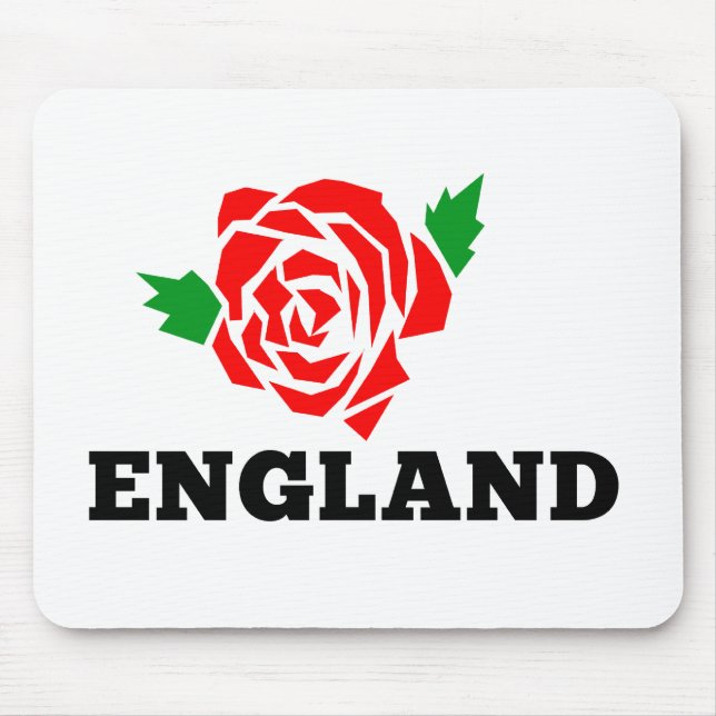 Rugby-England-Englisch-Rose Mousepad (Vorne)