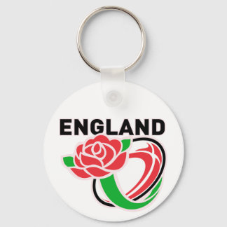 Rugby England English Rose Ball Schlüsselanhänger