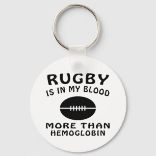 Rugby-Entwurf Schlüsselanhänger