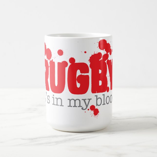 RUGBY - es ist in meinem Blut Tasse (Mittel)