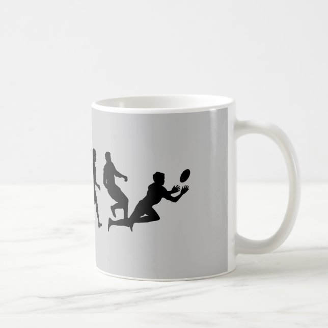 Rugby-Evolutions-Spaß-Sport Tasse (Rechts)