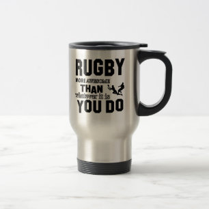 Rugby fantastischer reisebecher