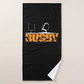 Rugby Football Badehandtuch