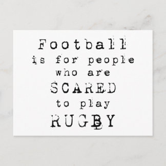Rugby Football Type.png Postkarte