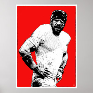 Rugby Forward - Rugby Painting Print Poster