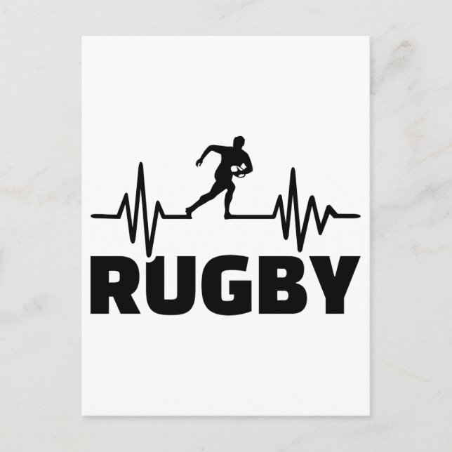 Rugby-Frequenz Postkarte (Vorderseite)