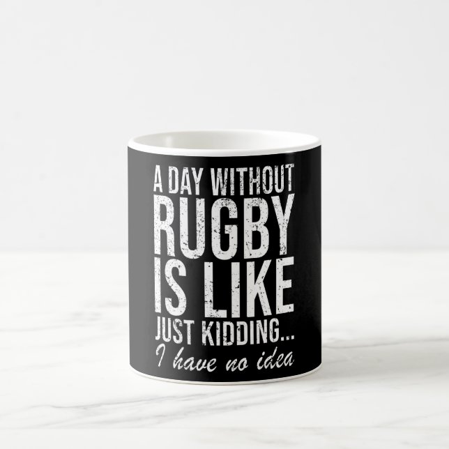Rugby Funny Sprichwort Geschenk Kaffeetasse (Mittel)