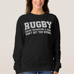 Rugby für Rugby-Spieler Trainer Schiedsrichter und Sweatshirt