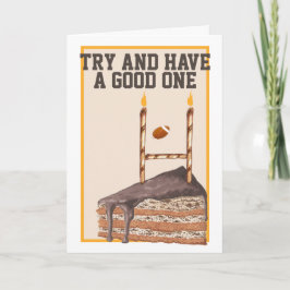 Rugby Game versuchen, einen guten Sport Geburtstag Karte