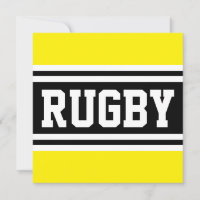 RUGBY Gelbe Schwarz-weiße Leichtathletik Racing St