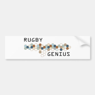 Rugby-Genie Autoaufkleber