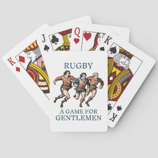 Rugby Gentlemen - Playing Cards Spielkarten