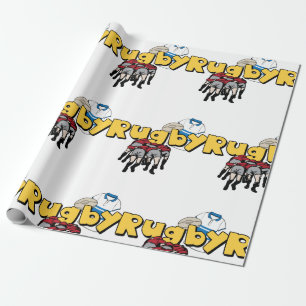 Rugby Geschenkpapier