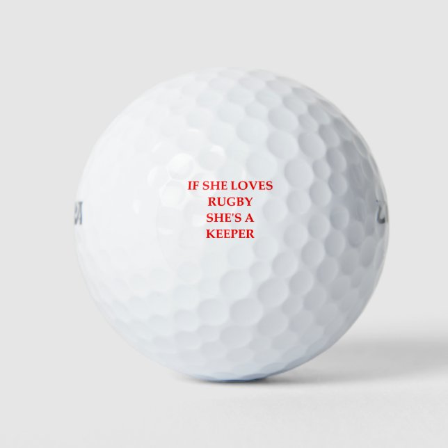 RUGBY GOLFBALL (Vorderseite)