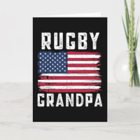 Rugby Grandpa American Flag 4. Juli
