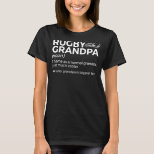 Rugby Grandpa Definition Grandsons größten Fan T-Shirt