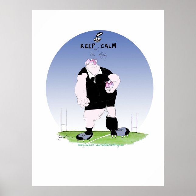 Rugby haka, tony fernandes poster (Vorne)