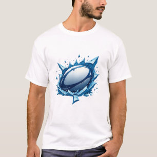Rugby Ice Breaker – Dynamische Wintersportarten T-Shirt