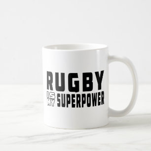 Rugby ist meine Supermacht Tasse