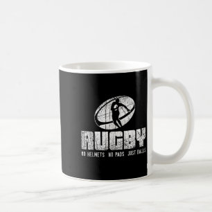 Rugby Kein Helm Keine Polster Nur Hemd - Lustiger Kaffeetasse