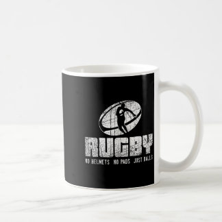 Rugby Kein Helm Keine Polster Nur Hemd - Lustiger Kaffeetasse