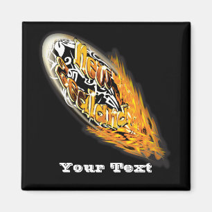 Rugby-Kiwis-Fans "Neuseeland" Magnet